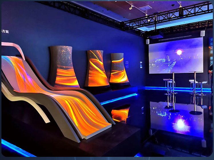 福州創(chuàng)意異形屏幕投影解決方案
